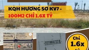 Đất kqh Hương Sơ 100m 1690tr