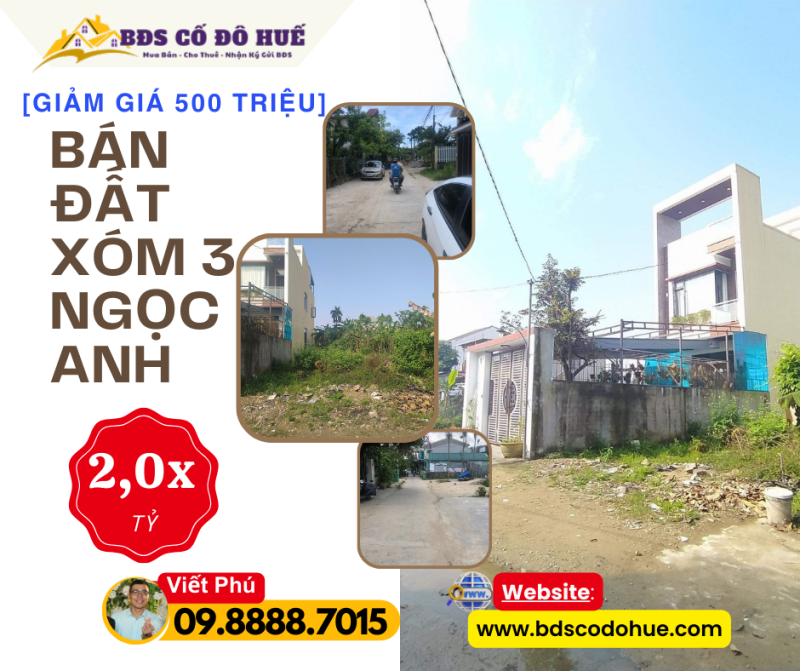 Đất xóm 3 Ngọc Anh 2.1 tỷ