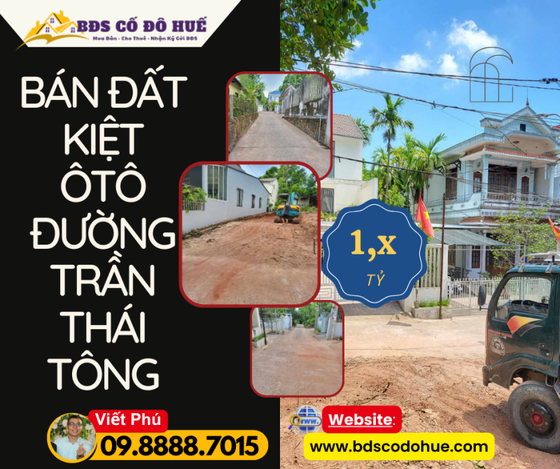 BÁN ĐẤT KIỆT Ô TÔ 77 TRẦN THÁI TÔNG. KHỔ ĐẤT ĐẸP. GIÁ TỐT