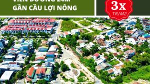 bán đất view công viên đường 24m gần cầu lợi nông