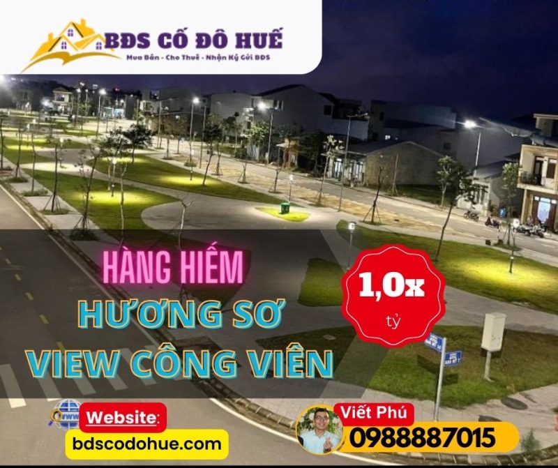 Hương sơ view công viên F13 kv4 1070tr